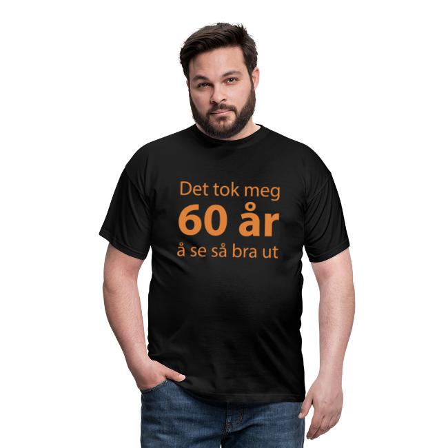 gave til 60-åring t-skjorte